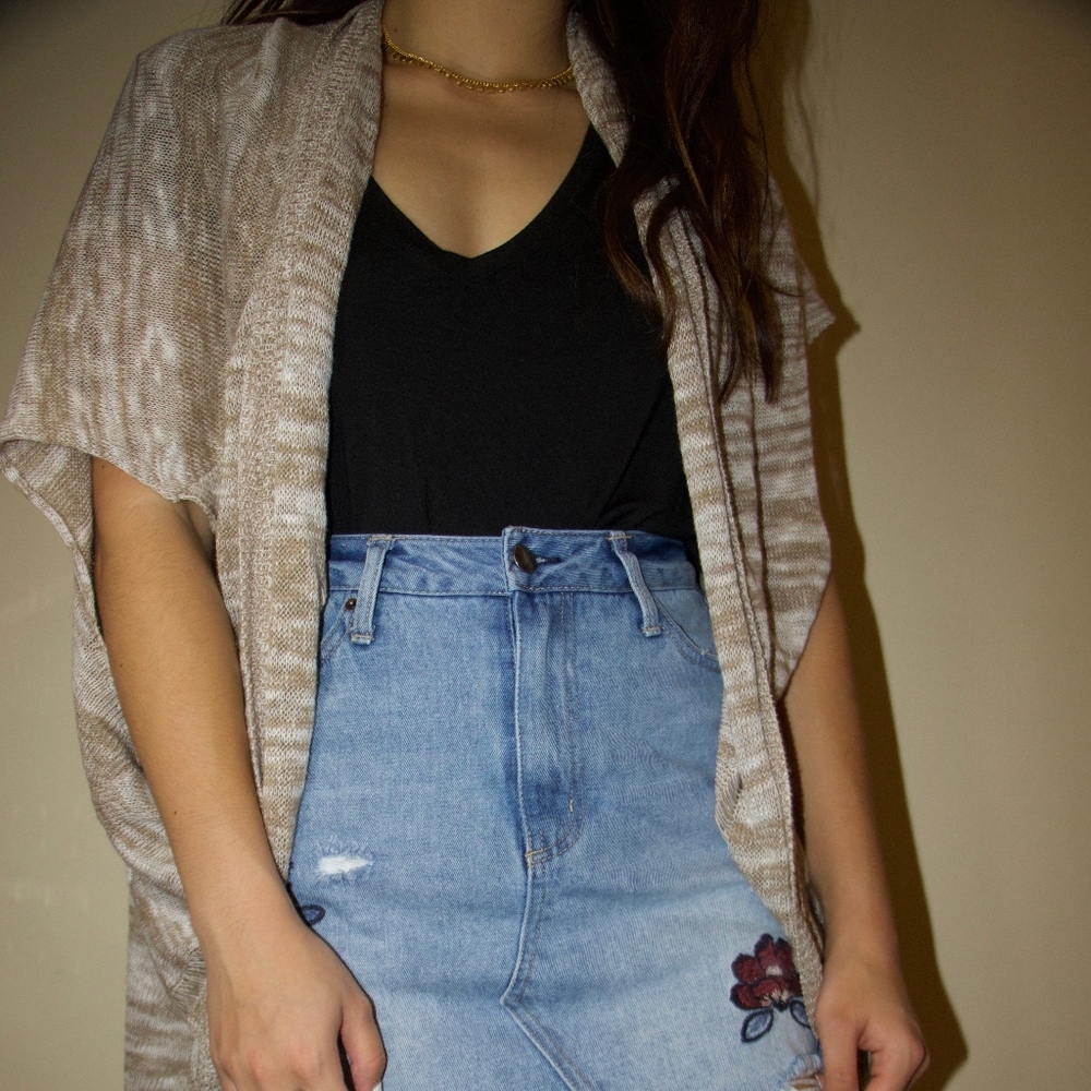 Tan Cardigan
